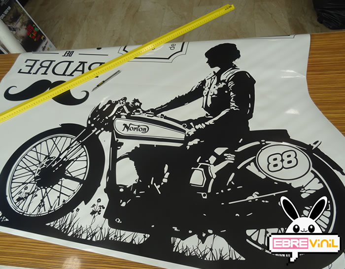 vinilo adhesivo vintage comedor