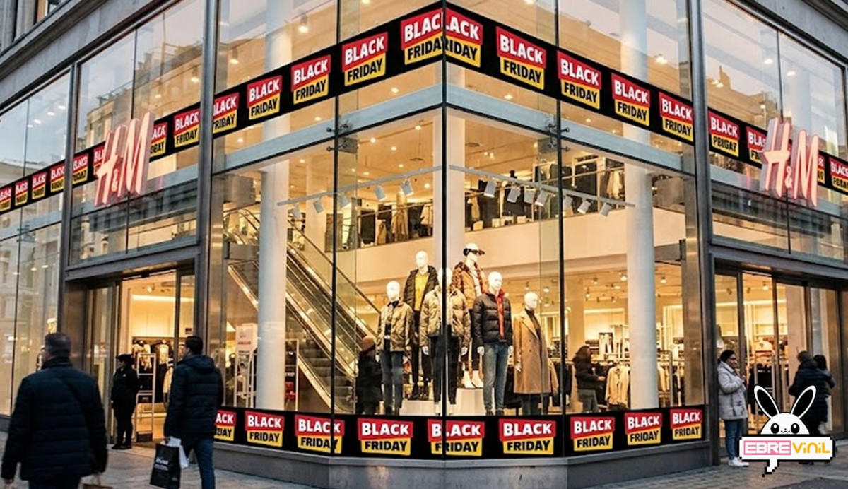 vinilo black friday escaparate tienda personalizado