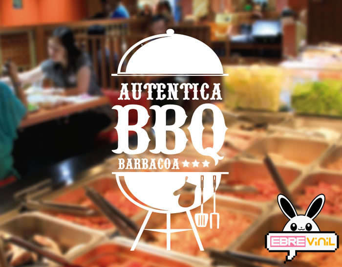 vinilo decorativo BBQ barbacoas parrilla