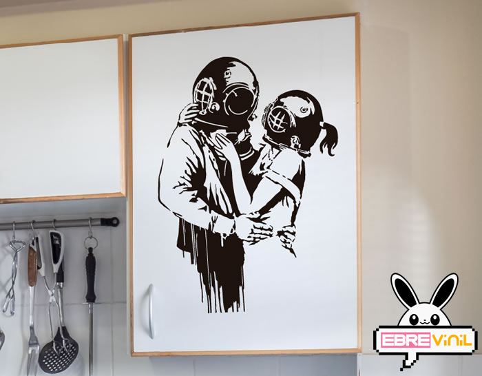 vinilo decorativo Think Tank Banksy