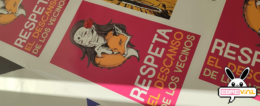  vinilos decorativos  Respeta el Descanso de los Vecinos
