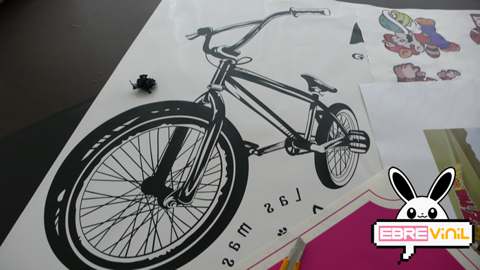vinilo decorativo bicicleta bmx