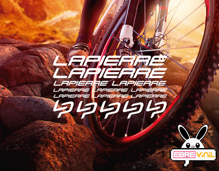 vinilo decorativo bicicletas LAPIERRE