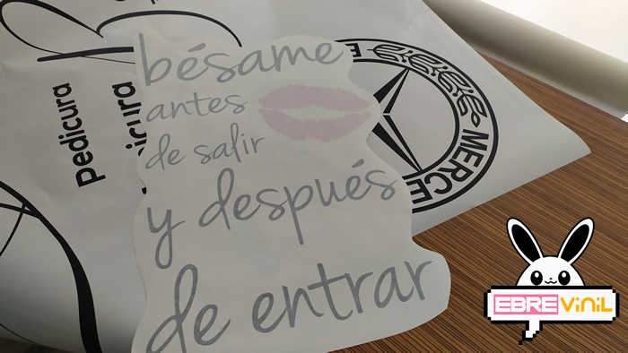 vinilo decorativo de pared con frase