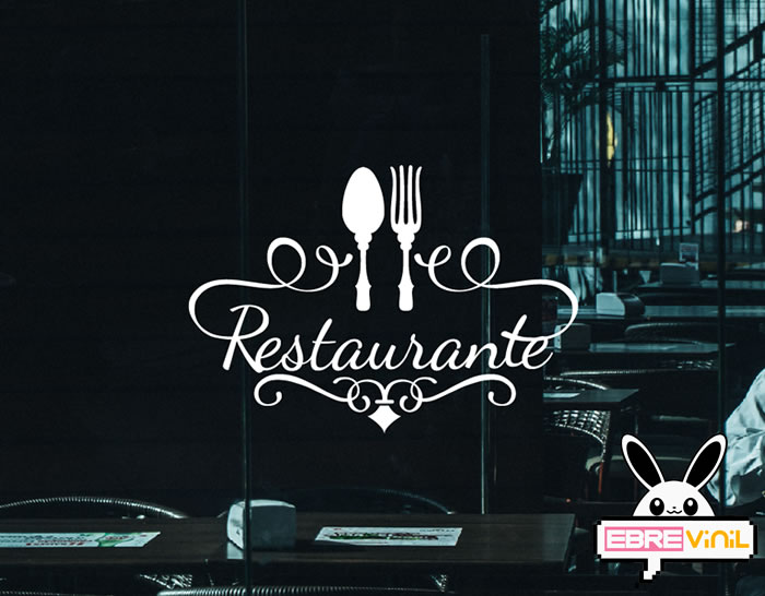 vinilo decorativo logotipo restaurantes