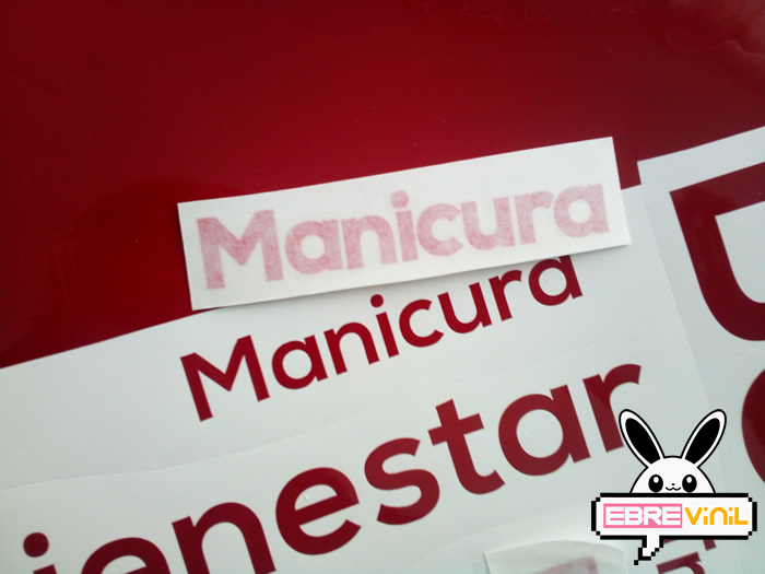 vinilo personalizado manicura belleza