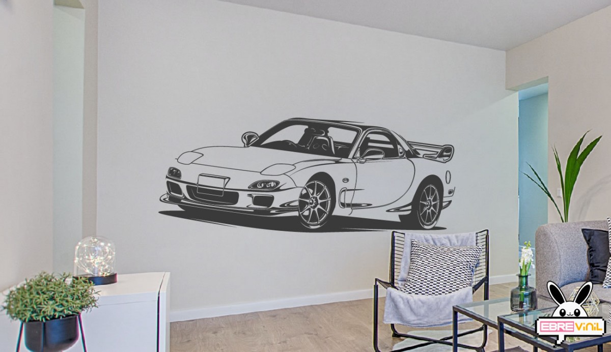 vinilo decorativo mazda rx7