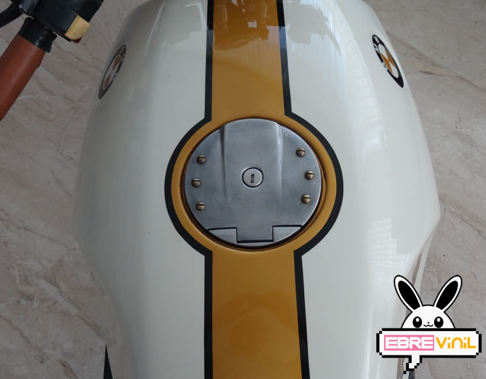vinilo decorativo moto bmw cafe racer