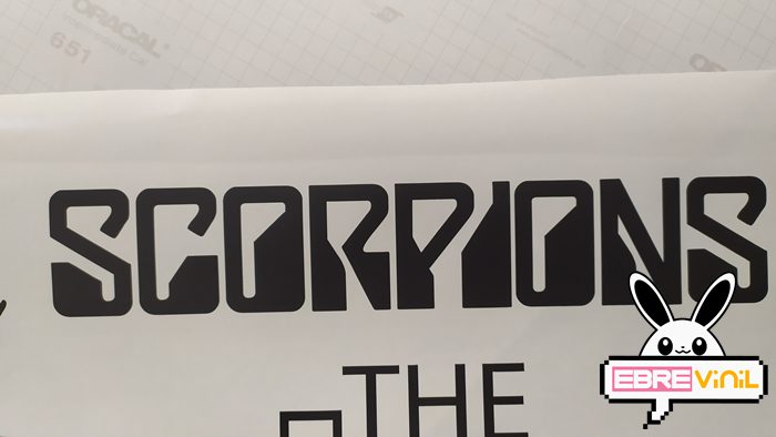 vinilo decorativo musica scorpions