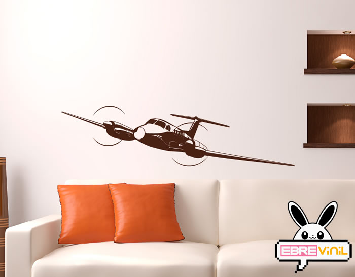 vinilo decorativo paredes aviones