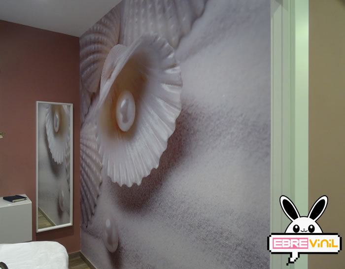 vinilo decorativo paredes peluquerías