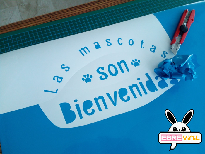 vinilo decorativo se admiten mascotas
