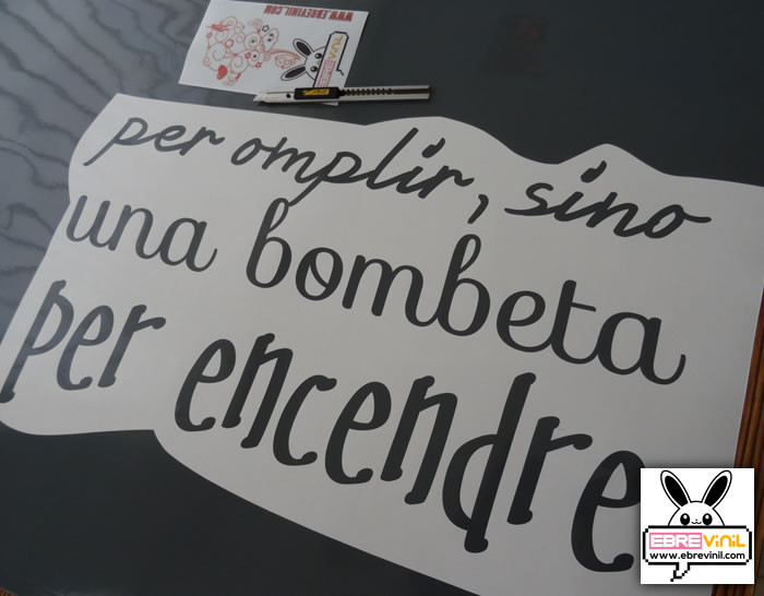 vinilo decorativo texto para colegios