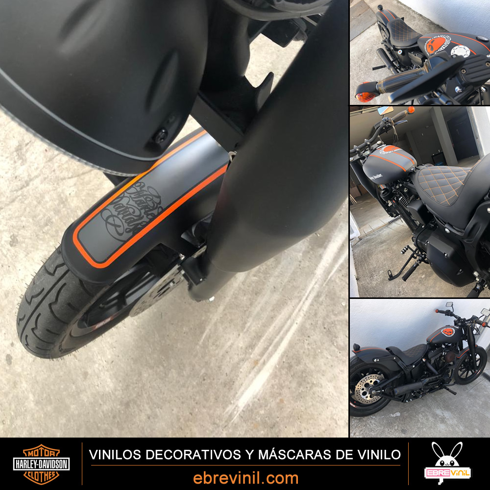 harley davidson, decoraciones, vinilos, personalización, custom