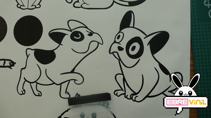 vinilo decorativos paredes perros animales