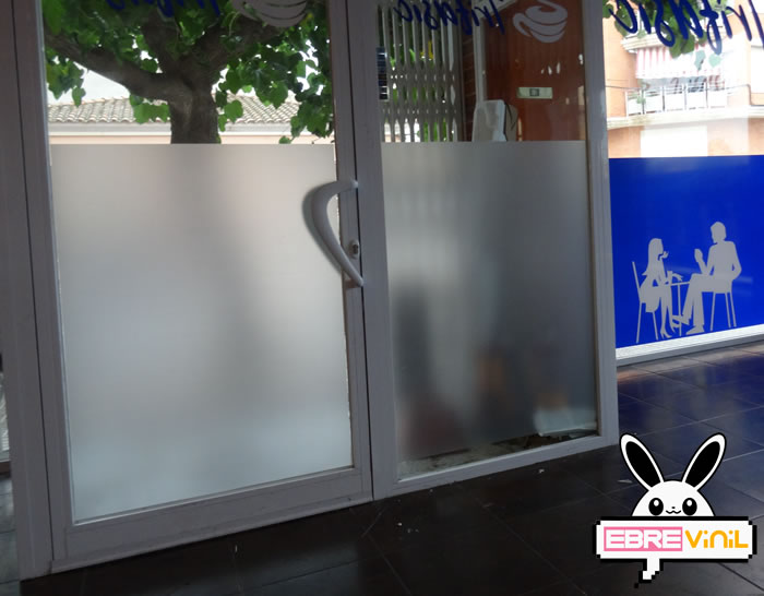 vinilo efecto ácido, translúcido puertas, ventanas bares y restaurantes