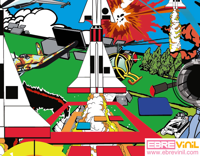 vinilo impresiones artworks bartop