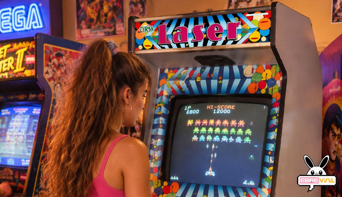 Vinilo backlight retroiluminado para marquesina de recreativa Laser con efecto de luz interior