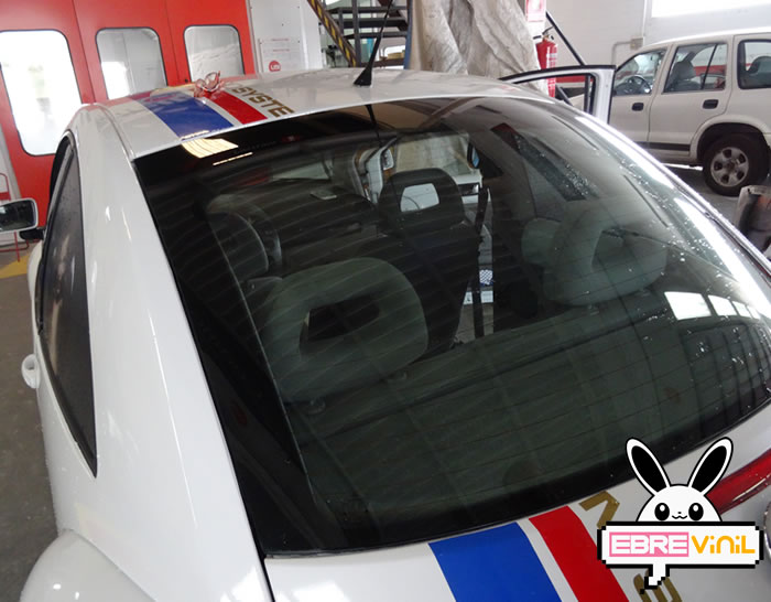 vinilo microperforado coches