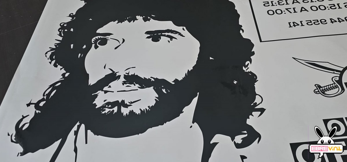 vinilo decorativo musical camaron de la isla