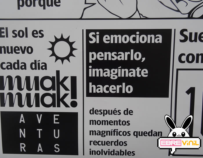 vinilo pared texto hogar