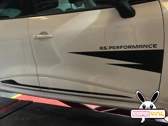 vinilo pegatina clio rs performance