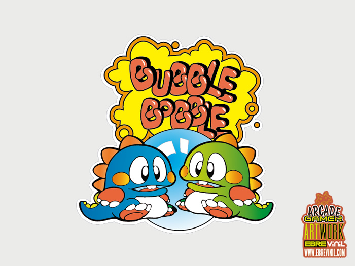 vinilo pegatinas Bubble Bobble