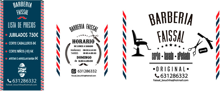 vinilo personalizado barberias