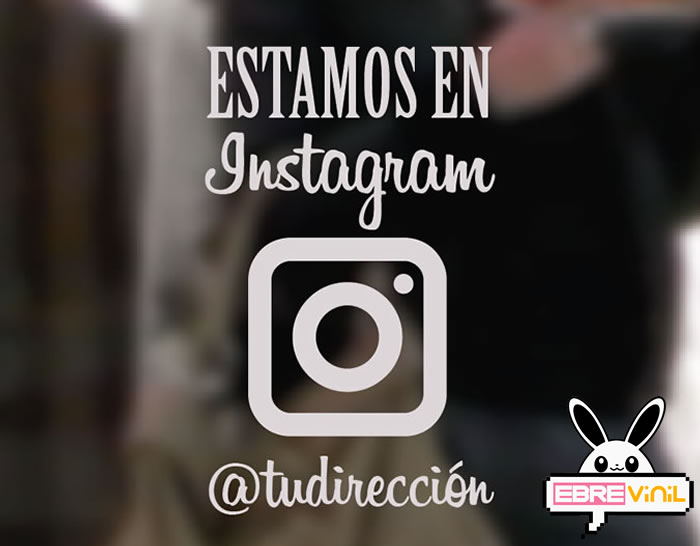 vinilo personalizado instagram