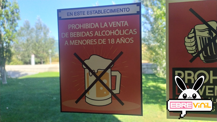 vinilo prohibido venta publicidad menores 18 años