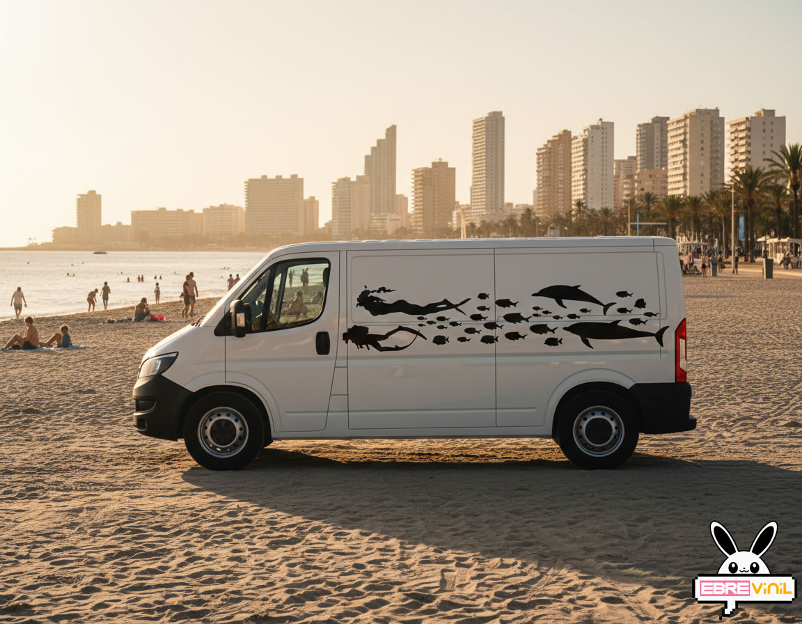 Vinilos adhesivos profesionales para rotulación de autocaravanas