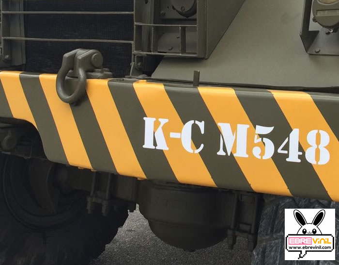 vinilos adhesivos restauración vehículos militares