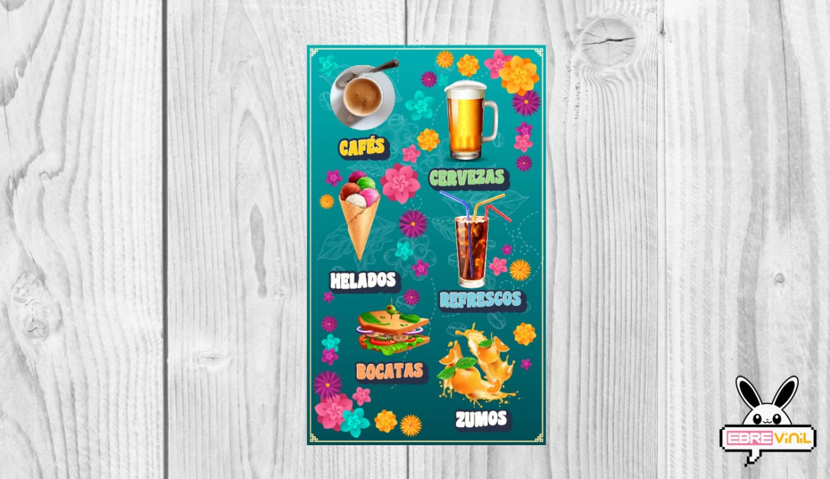 vinilos decorativos bares y cafeterías