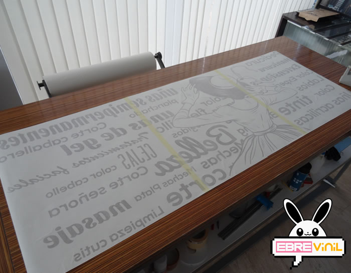 vinilos adhesivos peluquerías personalizados
