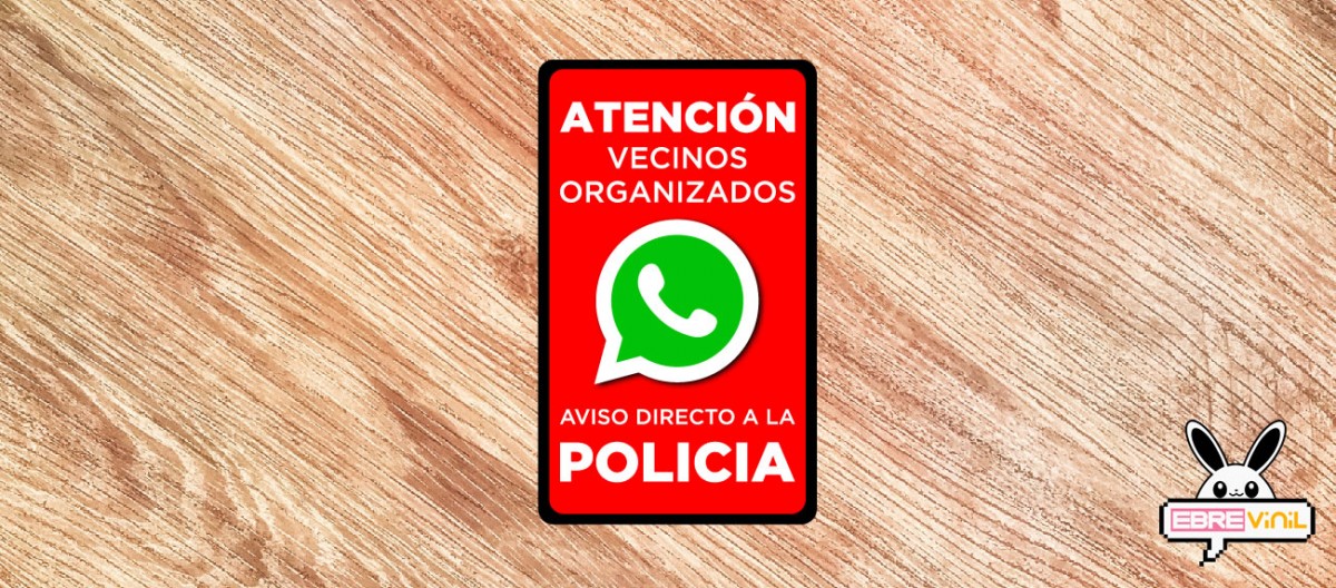 Vinilo Adhesivo de Seguridad para Vecinos Organizados: Más que un aviso, una declaración de intenciones