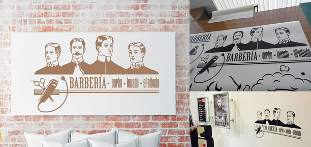 decoraciones de barberias 