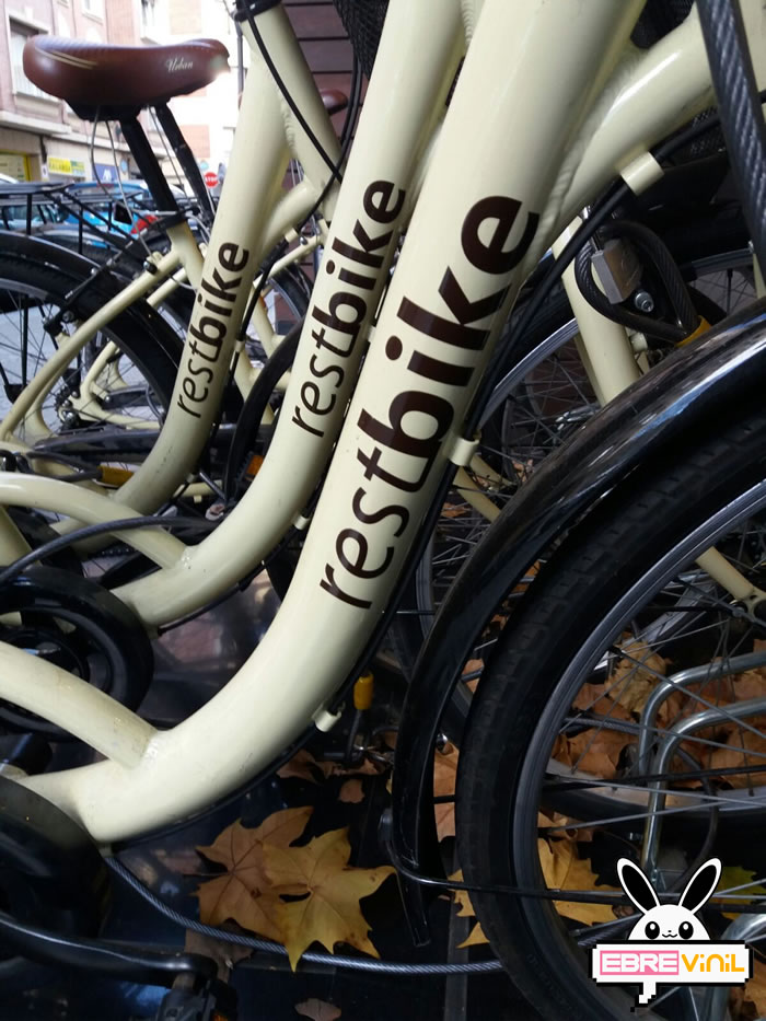 vinilos bicicletas alquiler