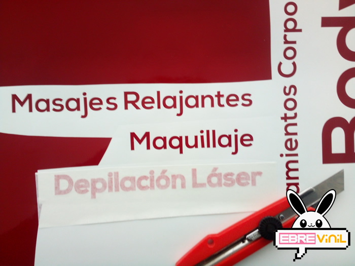 vinilos centro de belleza, estética y peluquerías