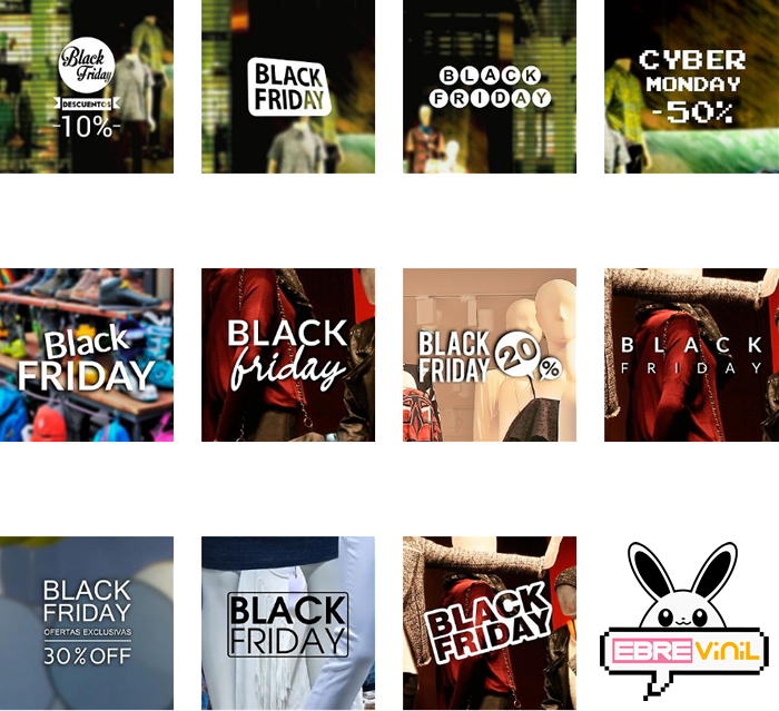 vinilos cristales black friday