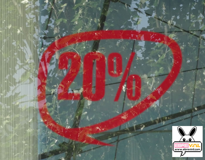 vinilos cristales promociones tiendas comercios