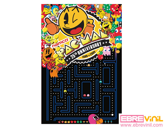vinilos decoraciones bartop pacman