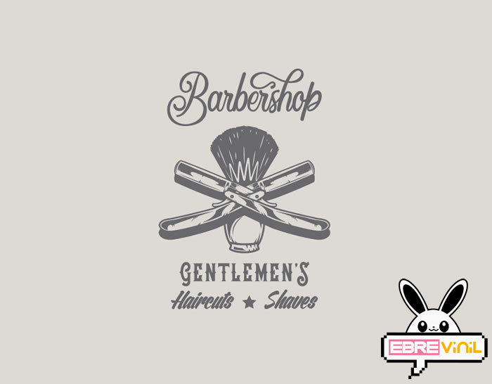 vinilos decorativo barberia barbershop
