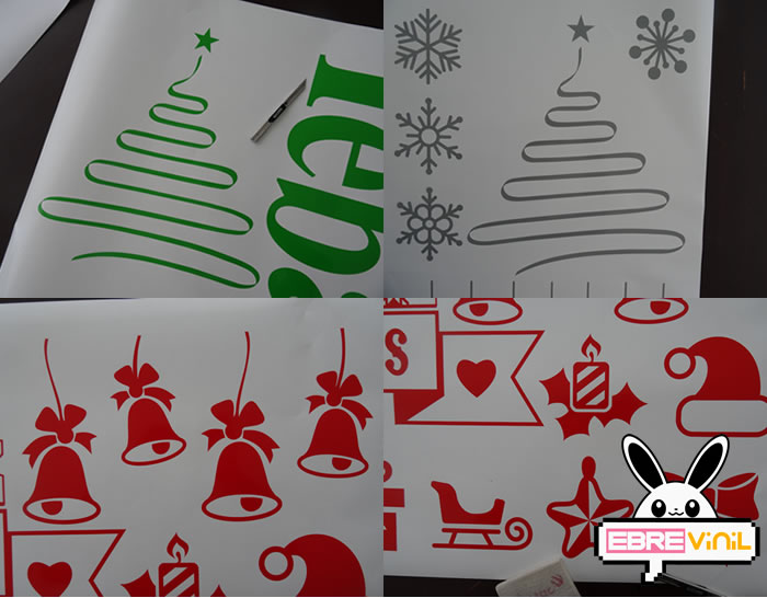 vinilos decorativos adornos navidad