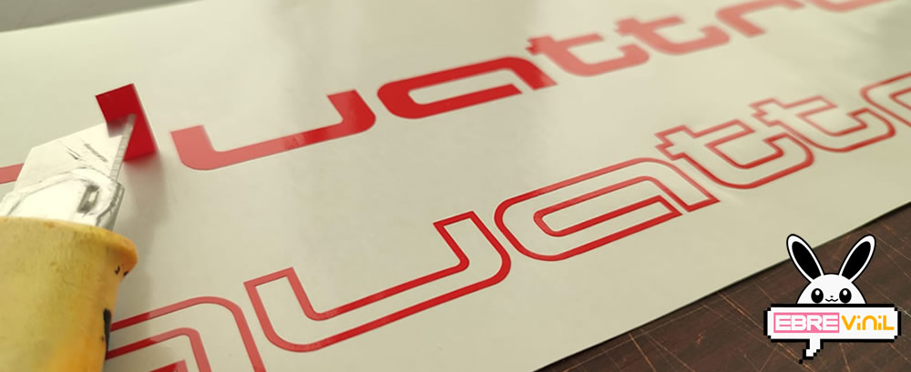 vinilos decorativos AUDI QUATTRO