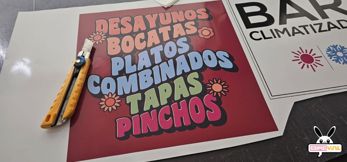 vinilos decorativos bares tapas