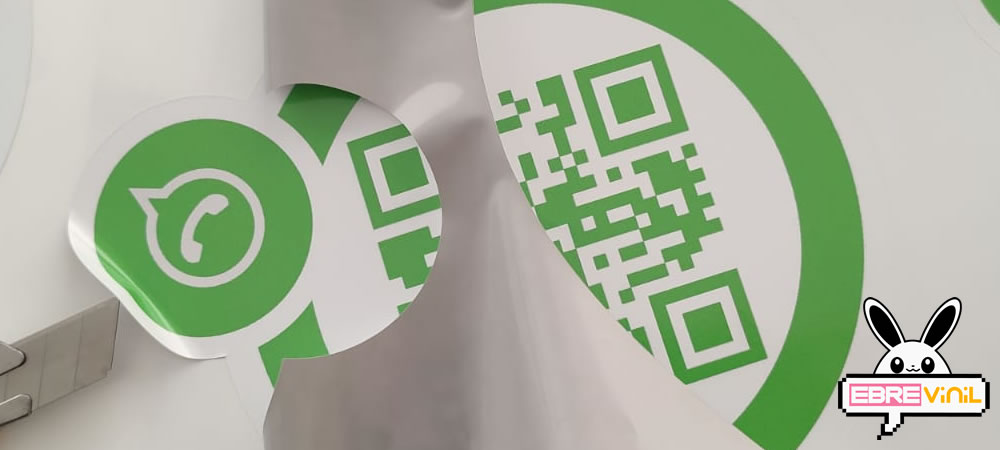 vinilos decorativos codigos qr WHATSAPP