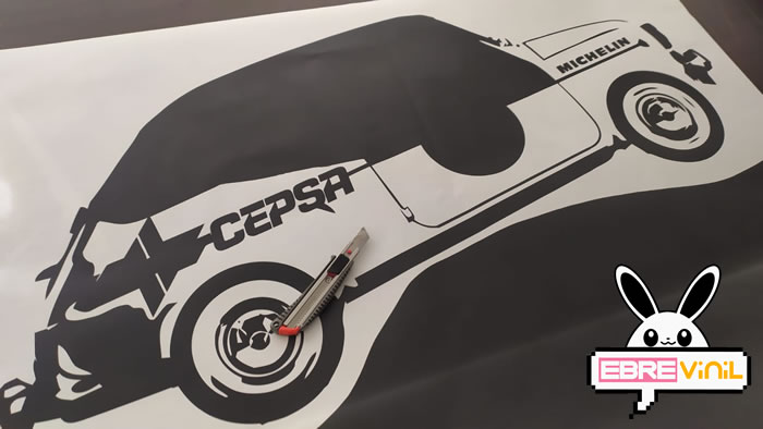 vinilos decorativos de pared coche clásico
