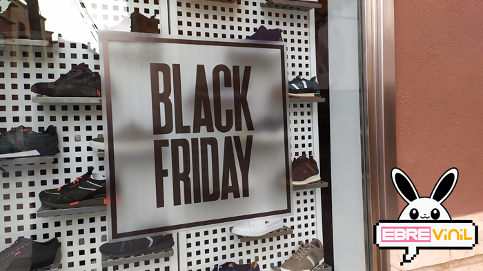 vinilos decorativos escaparates black friday