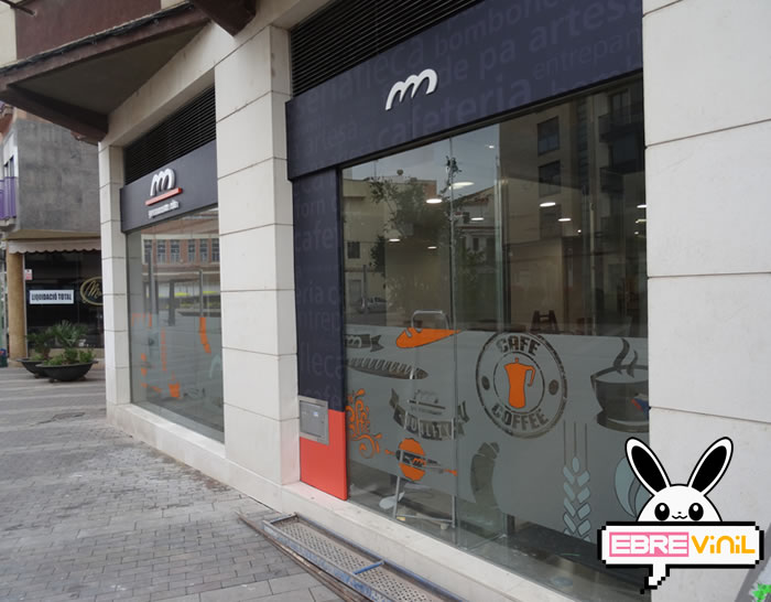 vinilos decorativos fachadas panaderías peluquerías bares