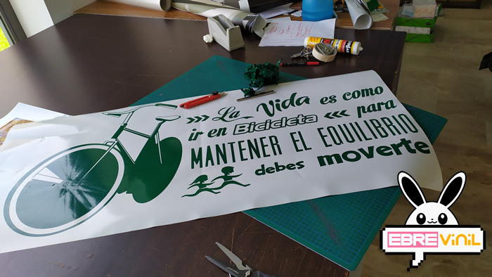 vinilo decorativos con frases y textos de motivación para el trabajo